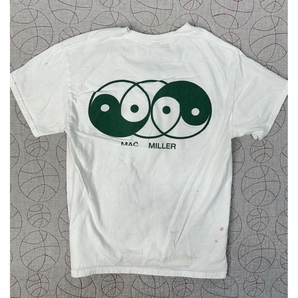 Mac Miller Authentic 1992 Til Infinity Green Yin Yang Shirt / Size Medium‎
